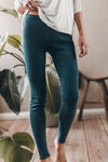 Comfy Days At Home or Streets Knit Ribbed Stretch Leggings