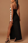 Fashionable Bow Sexy Backless Slim Fit Maxi Dress