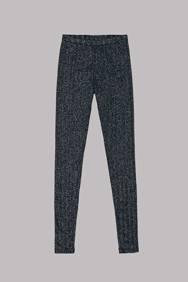 Comfy Days At Home or Streets Knit Ribbed Stretch Leggings