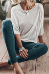 Comfy Days At Home or Streets Knit Ribbed Stretch Leggings