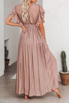 Fairy Air Fluttering V-neck  Ruffle Sleeves Dress